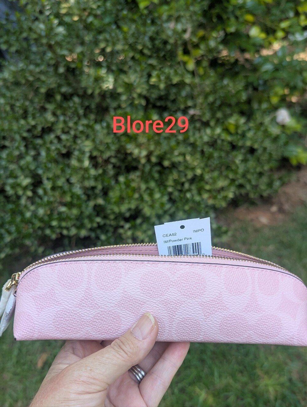 Powder Pink Pencil Case